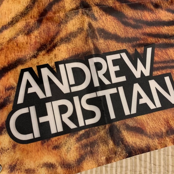 Andrew Christian Tiger Drawstring Backpack - Picture 3 of 5